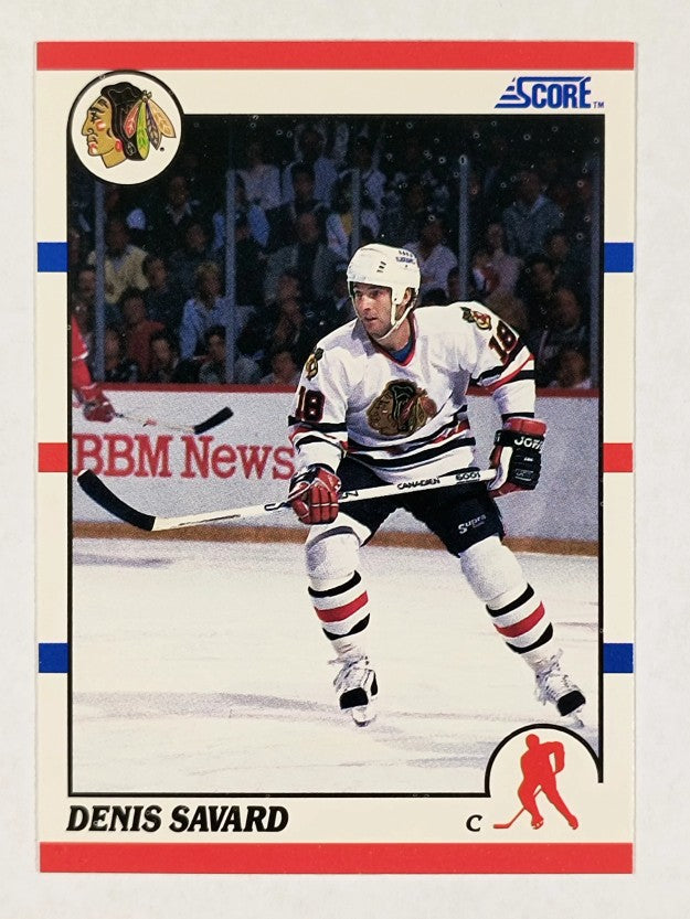 1990-91 Score #125 Denis Savard