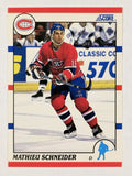 1990-91 Score #127 Mathieu Schneider RC