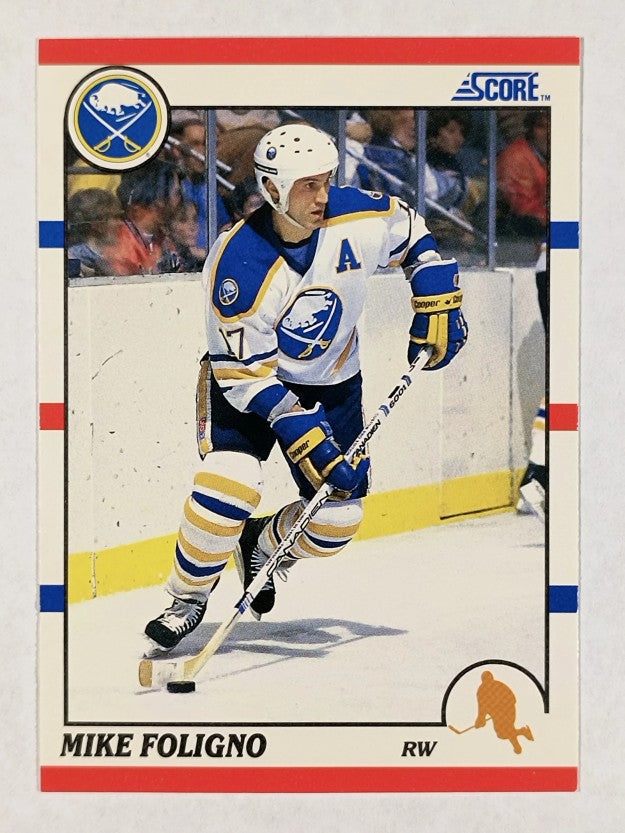 1990-91 Score #133 Mike Foligno