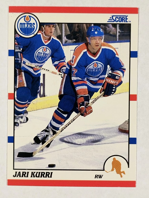 1990-91 Score #158 Jari Kurri