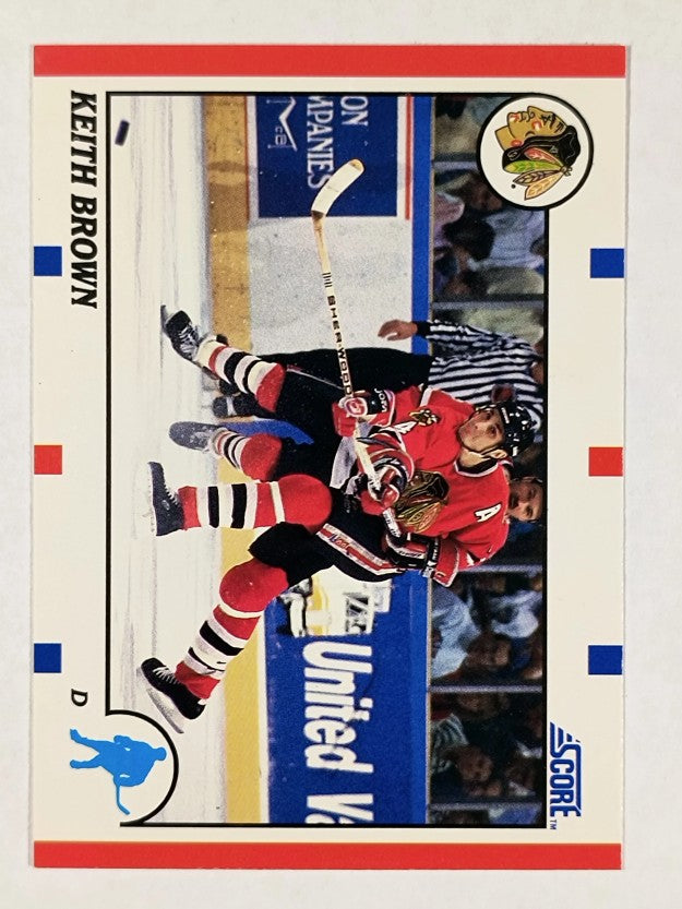 1990-91 Score #161 Keith Brown