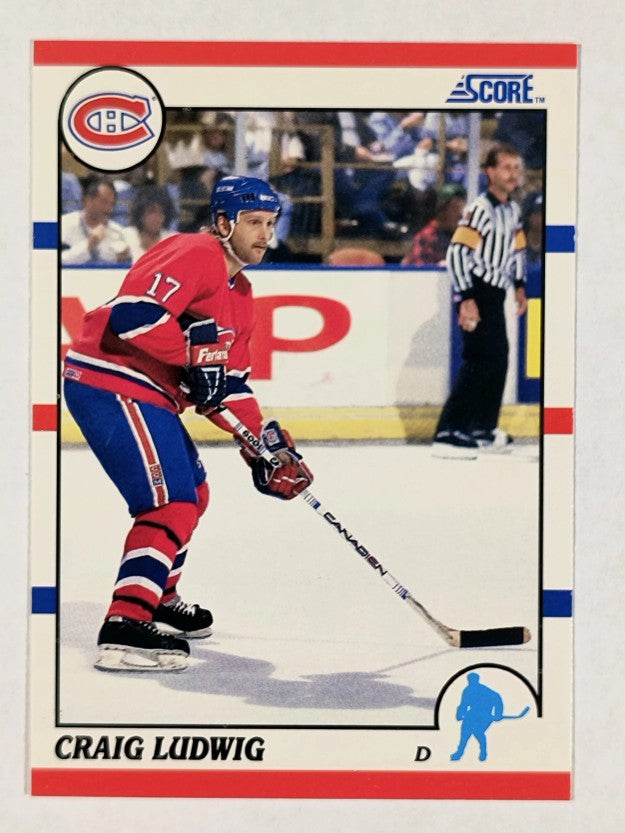 1990-91 Score #165 Craig Ludwig