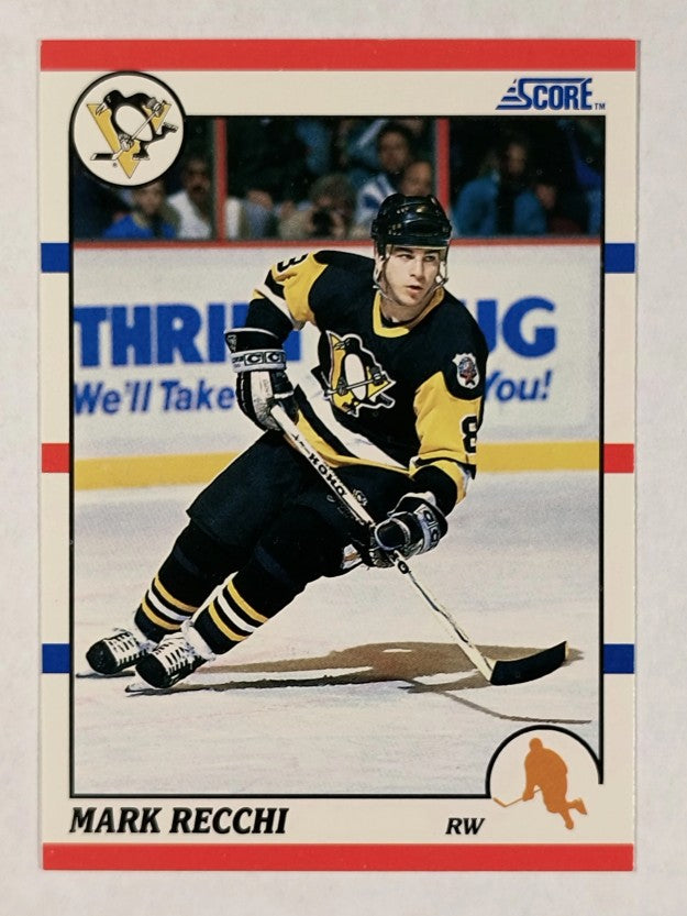 1990-91 Score #186 Mark Recchi RC