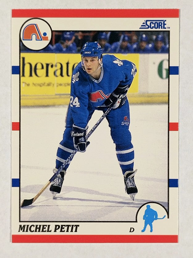 1990-91 Score #187 Michel Petit