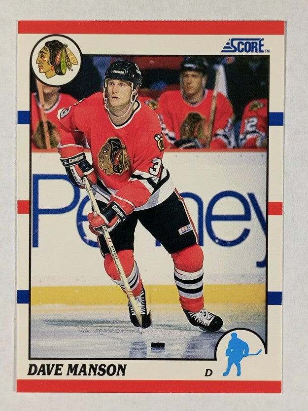 1990-91 Score #193 Dave Manson