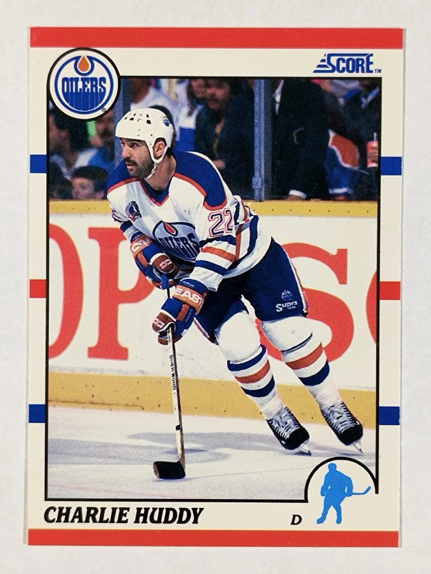 1990-91 Score #199 Charlie Huddy