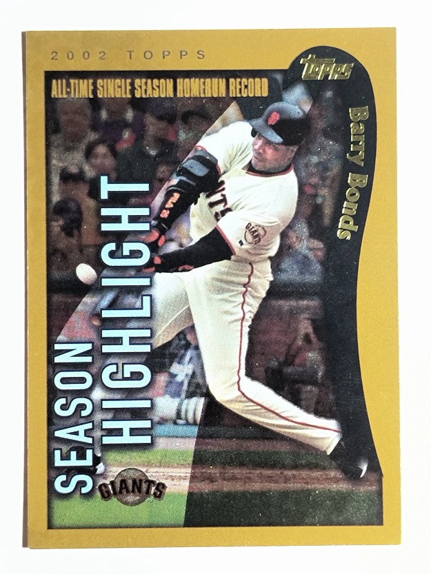 2002 Topps #336 Barry Bonds HL