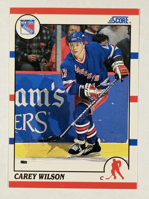 1990-91 Score #254 Carey Wilson