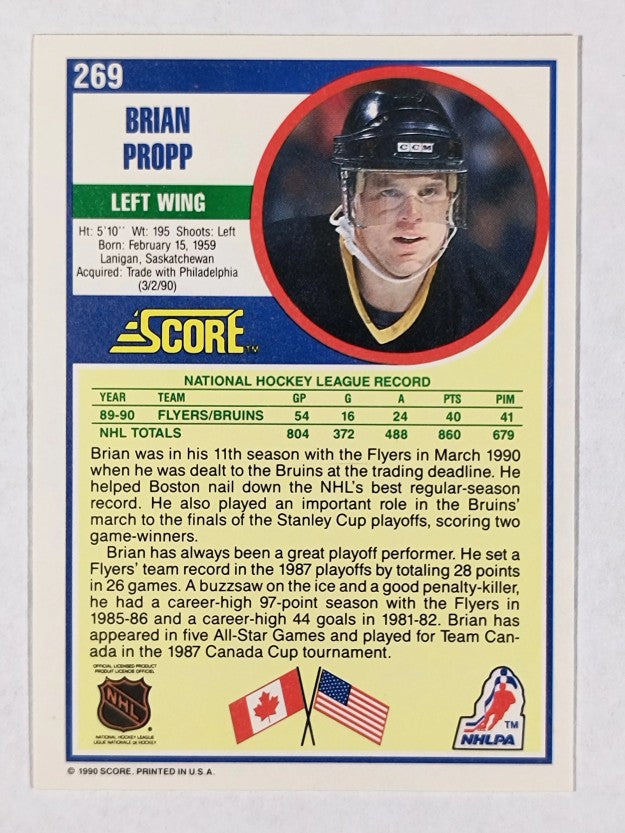 1990-91 Score #269 Brian Propp
