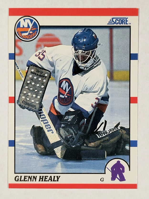 1990-91 Score #294 Glenn Healy RC