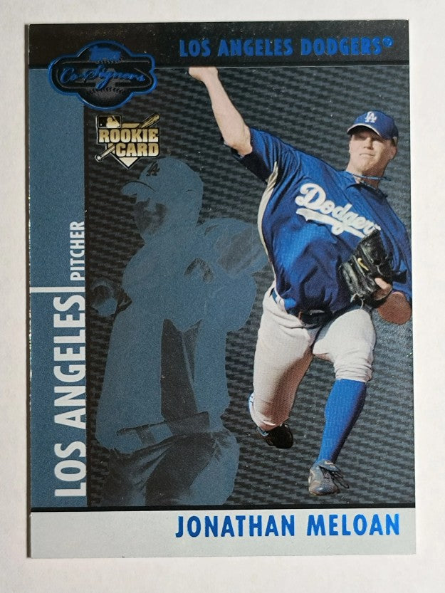 2008 Topps Co-Signers Silver Blue #98a Jonathan Meloan