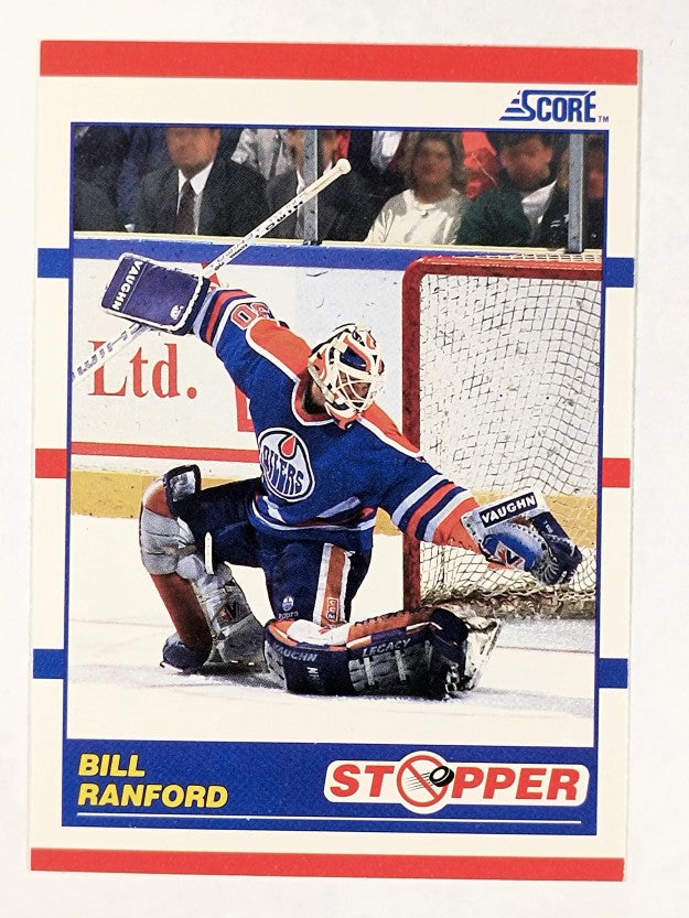 1990-91 Score #345 Bill Ranford Stopper