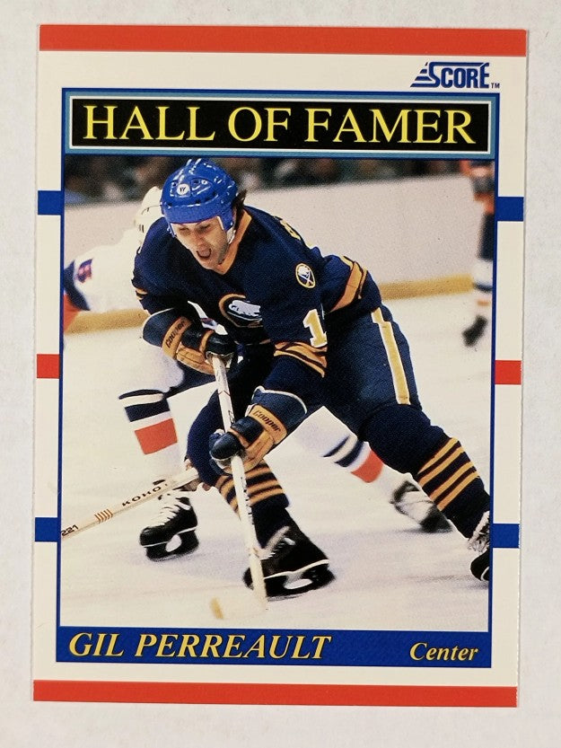 1990-91 Score #355 Gilbert Perreault HOF
