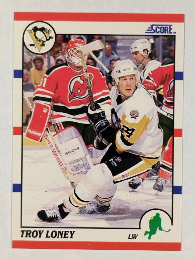 1990-91 Score #371 Troy Loney RC