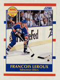 1990-91 Score #393 Francois Leroux RC