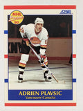1990-91 Score #394 Adrien Plavsic RC