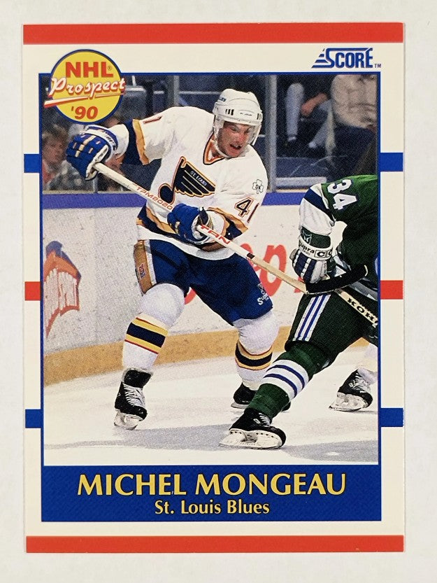 1990-91 Score #395 Michel Mongeau RC