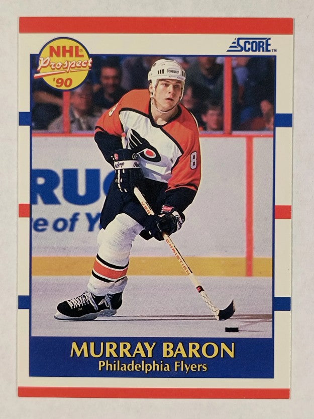 1990-91 Score #399 Murray Baron RC