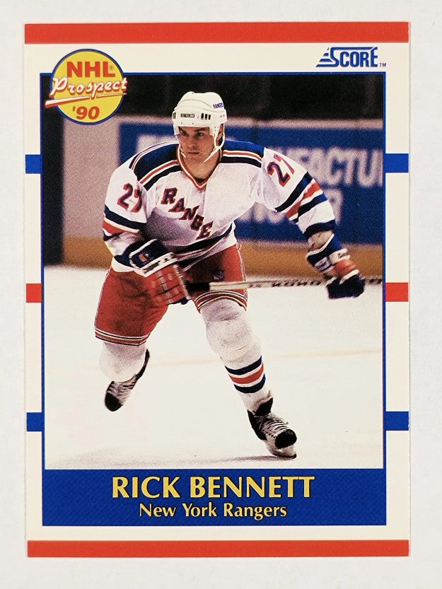 1990-91 Score #400 Rick Bennett RC