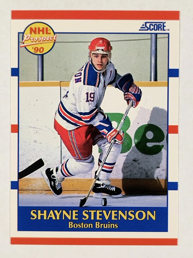 1990-91 Score #405 Shayne Stevenson RC