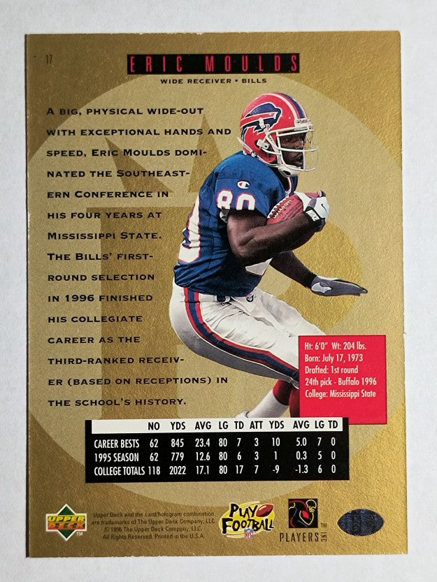1996 SP #17 Eric Moulds RC