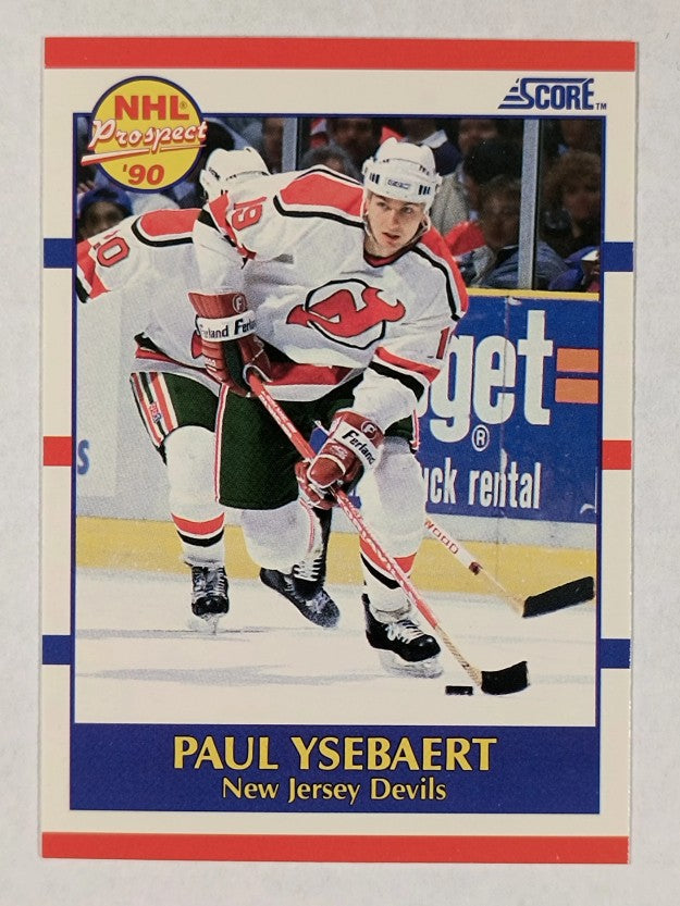 1990-91 Score #406 Paul Ysebaert RC