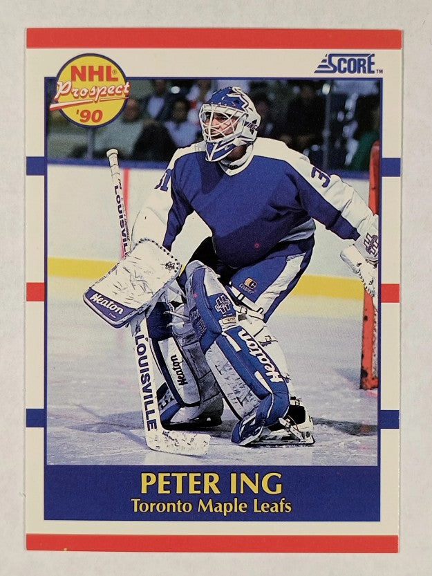 1990-91 Score #414 Peter Ing RC