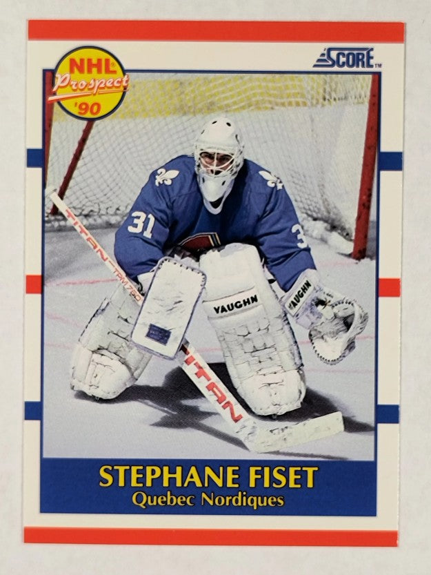 1990-91 Score #415 Stephane Fiset RC