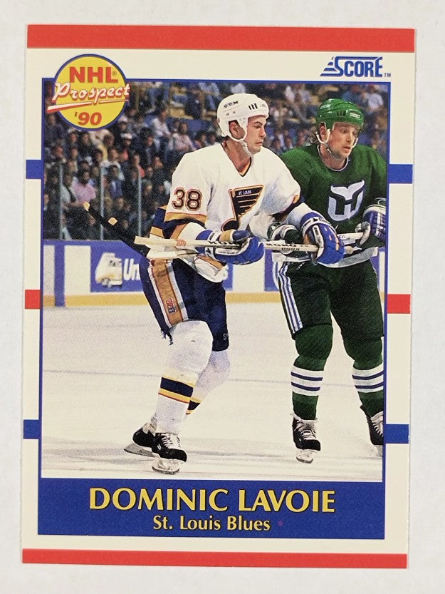 1990-91 Score #416 Dominic Lavoie RC