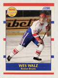 1990-91 Score #418 Wes Walz RC