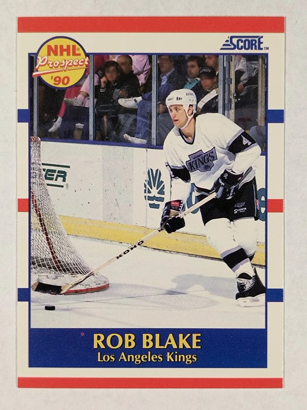 1990-91 Score #421 Rob Blake RC