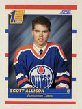 1990-91 Score #424 Scott Allison RC