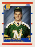 1990-91 Score #430 Derian Hatcher RC