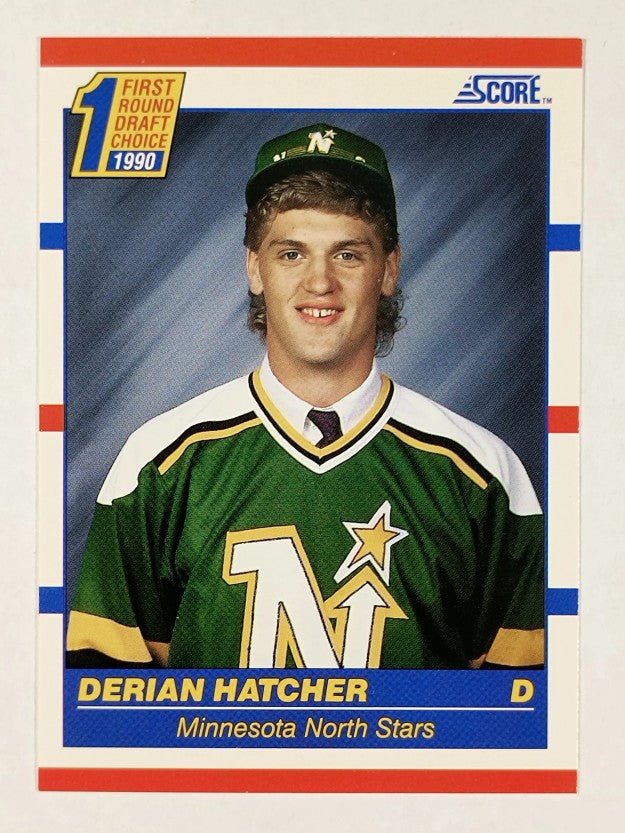 1990-91 Score #430 Derian Hatcher RC