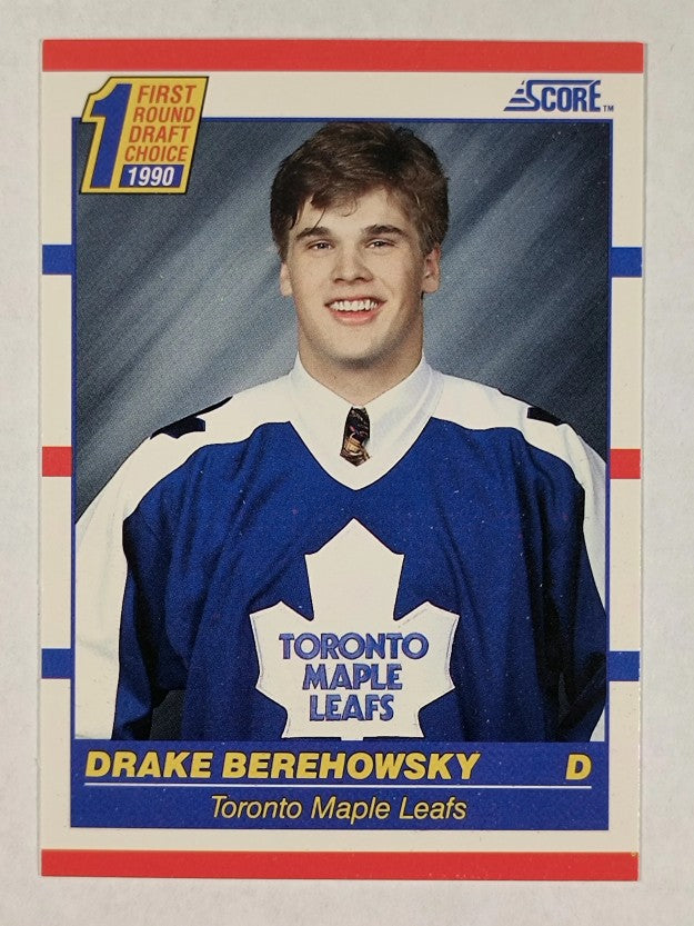 1990-91 Score #434 Drake Berehowsky RC