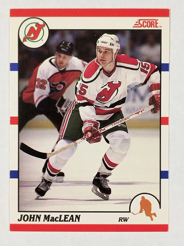 1990-91 Score Canadian #190 John MacLean