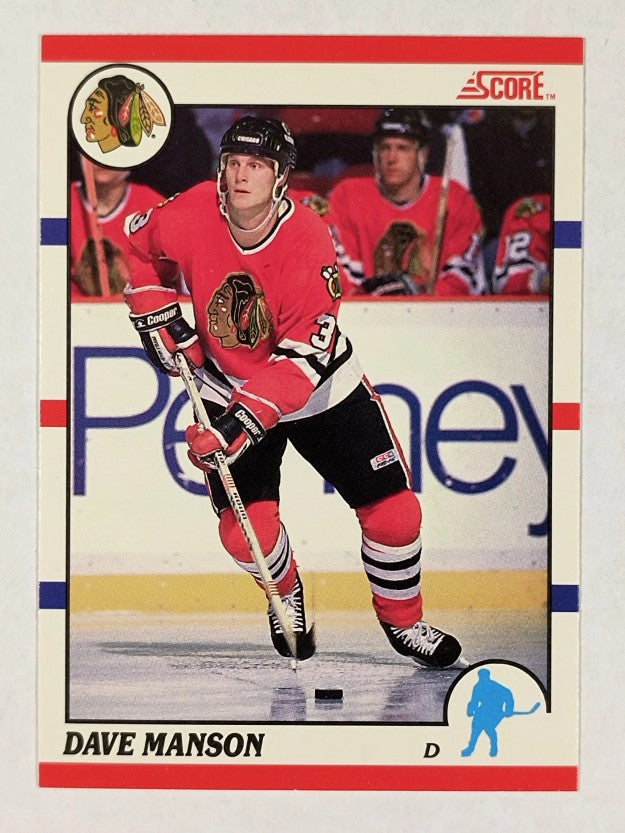 1990-91 Score Canadian #193 Dave Manson