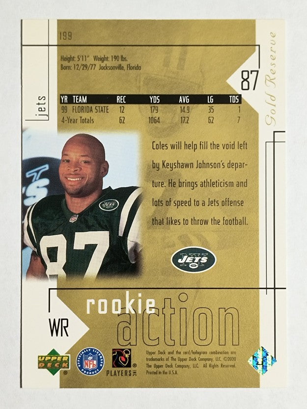 2000 Upper Deck Gold Reserve #199 Laveranues Coles RC