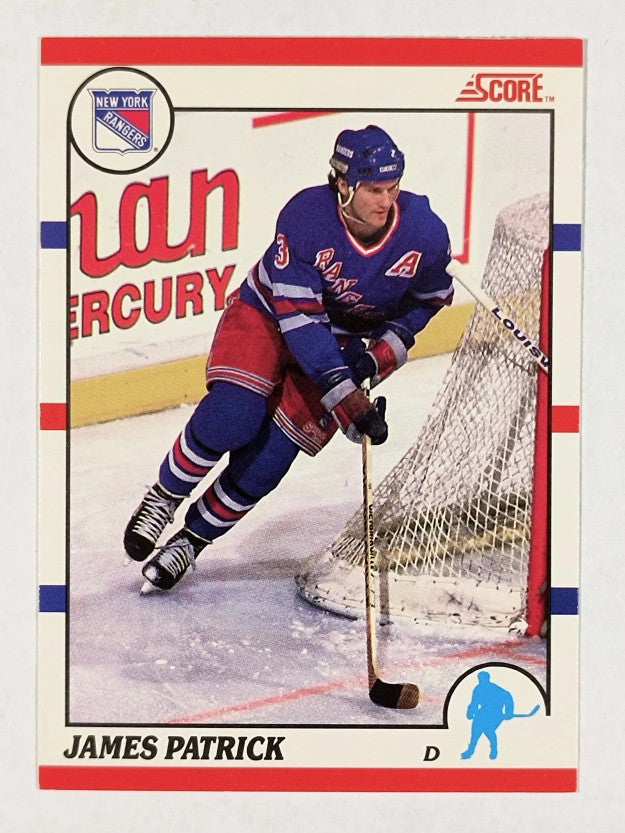 1990-91 Score Canadian #194 James Patrick