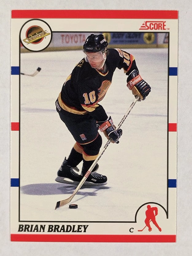1990-91 Score Canadian #198 Brian Bradley