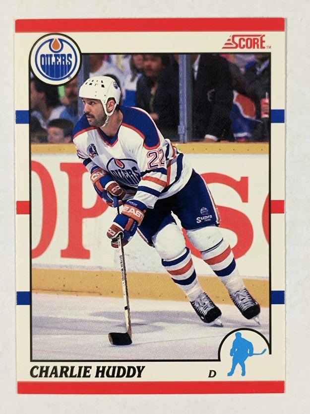 1990-91 Score Canadian #199 Charlie Huddy