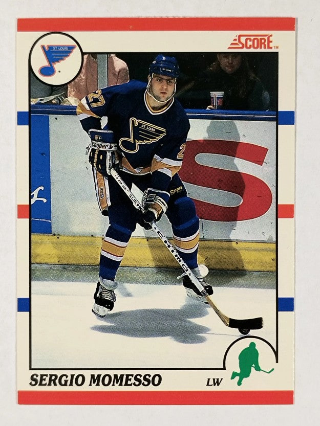 1990-91 Score Canadian #224 Sergio Momesso RC