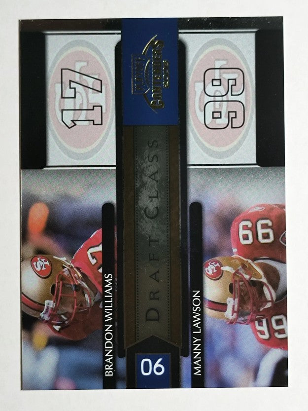 2006 Playoff Contenders Draft Class #22 Brandon Williams/Manny Lawson