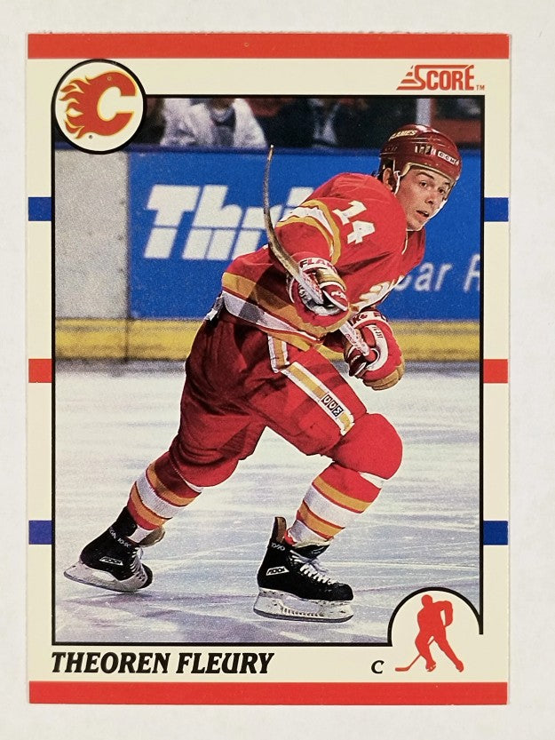 1990-91 Score Canadian #226 Theo Fleury