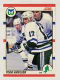1990-91 Score Canadian #237 Todd Krygier RC