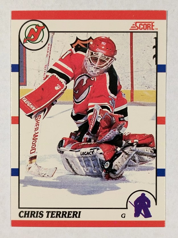 1990-91 Score Canadian #239 Chris Terreri RC