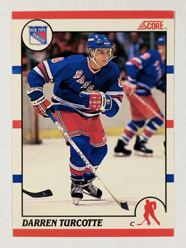 1990-91 Score Canadian #241 Darren Turcotte RC