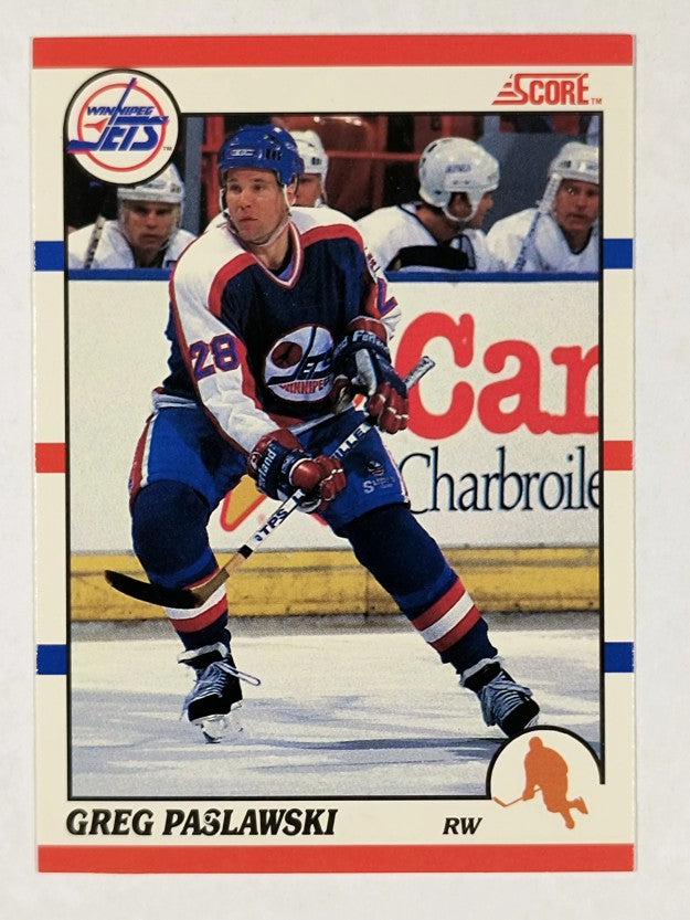 1990-91 Score Canadian #249 Greg Paslawski