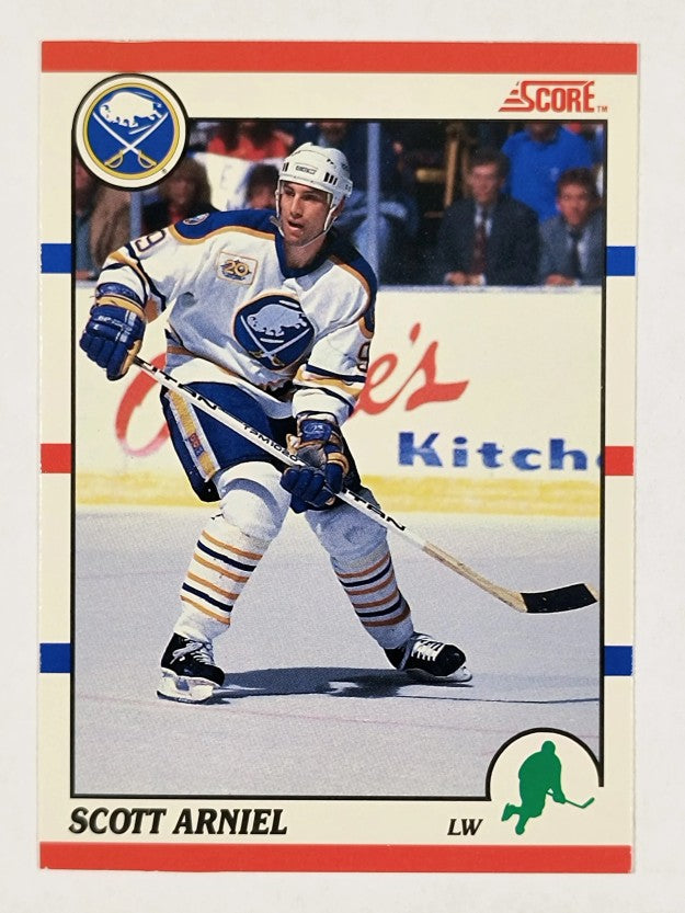 1990-91 Score Canadian #251 Scott Arniel