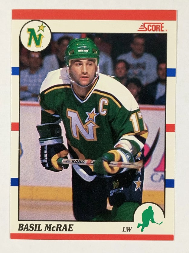 1990-91 Score Canadian #261 Basil McRae